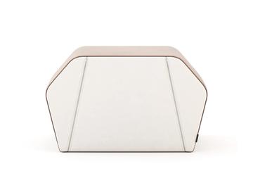 COCKTAIL - Upholstered square velvet pouf by Stylish Club - view 3